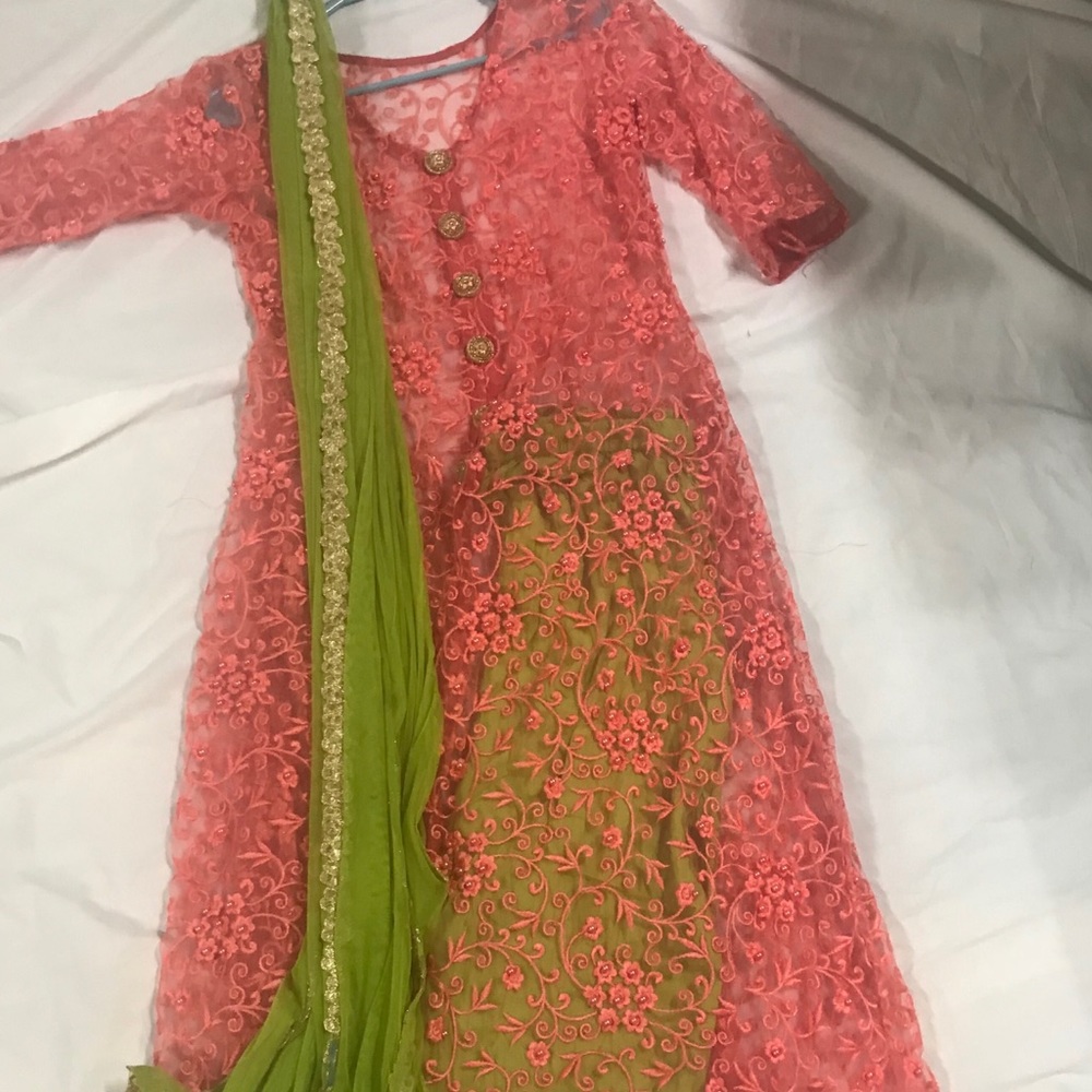 Dress with palazzo pant - Picture 4 of 6